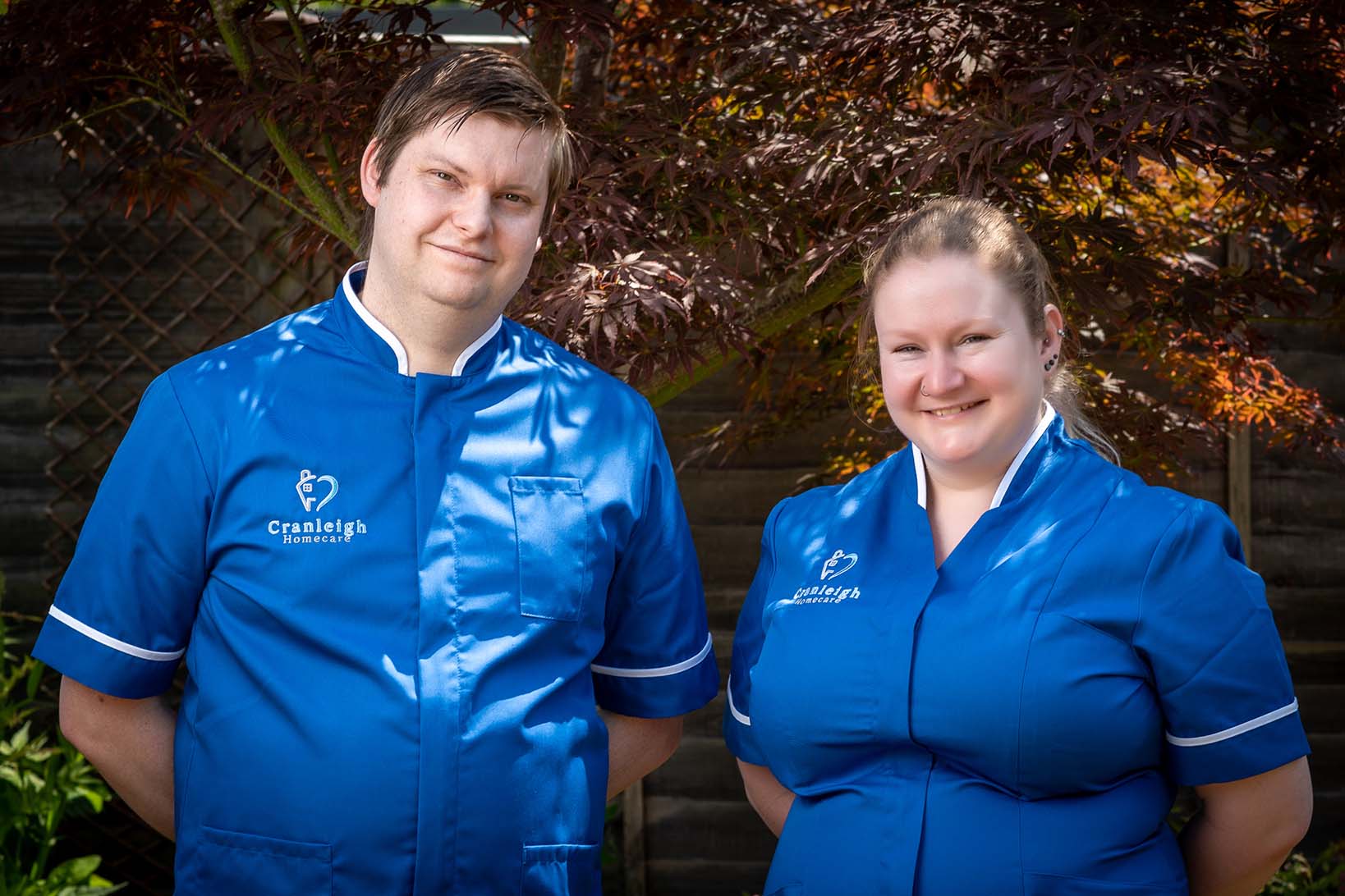 Ben & Sophie, founders of Cranleigh Homecare